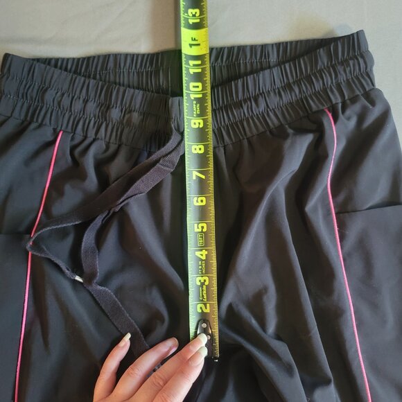 Smash + Tess x Barbie Jogger Pants Womens S Black Media Pockets Stretch Active - Picture 9 of 15